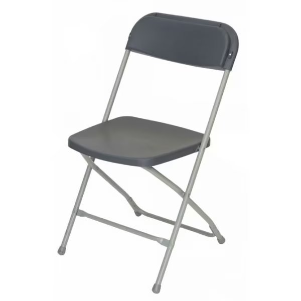 TitanPRO™ Plastic Folding Chair, Dark Gray, Atlas Commercial Products, Mfr#: PFC2DGRY